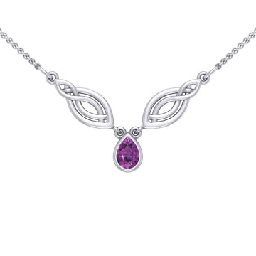 Laced Filigree Necklace TN117 - Jewelry